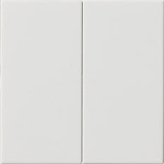 Gira System 55 Doppelwippschalter Leer Reinweiß - 537003