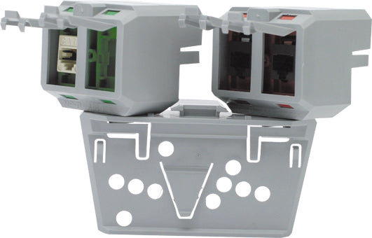 4-Port Data Distribution Mount For Cable Duct System - 1SPA007130F9425