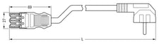 Wago Winsta Midi Patchkabel Einstellbare Gebäudeinstallation - 771-9993/306-102