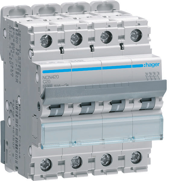 Hager NCN Circuit Breaker - NCN420