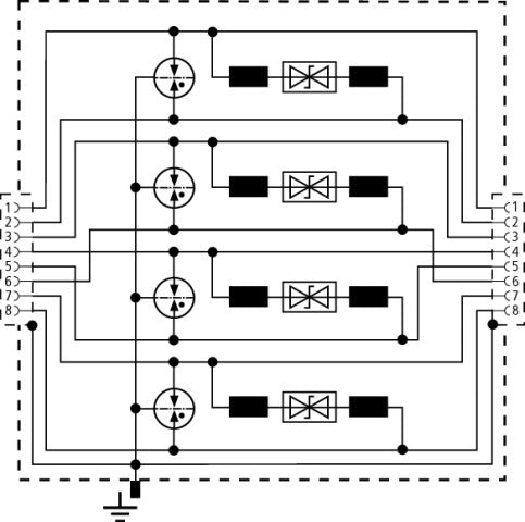 DEHN DEHNpatch Überspannungsschutz für Daten/M&R - 929121