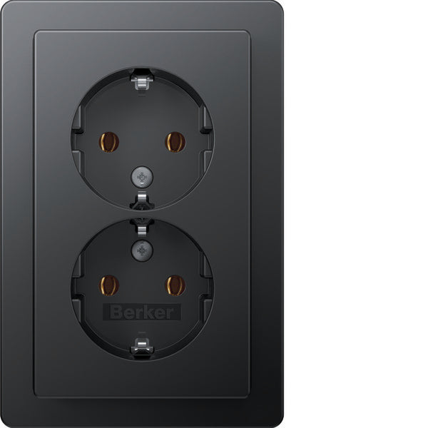 Hager Berker Q.1 Wandsteckdose (WCD-Schaltgerät) - 47746086