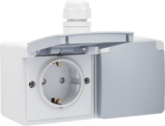 Niko New Hydro Wandsteckdosenbox (WCD-Schaltanlage) - 700-37848