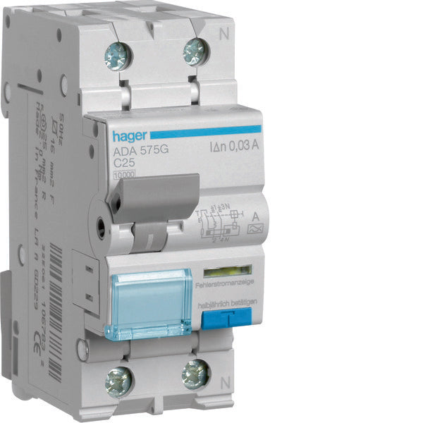 Hager HACO Fehlerstrom-Schutzschalter - ADA575G