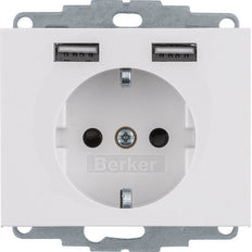 Hager Berker K.1 Wandsteckdose (WCD-Schaltgerät) - 48037009