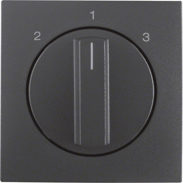 Hager Berker S.1/B.3/B.7 Control Element/Central Plate Switchgear - 1084160600