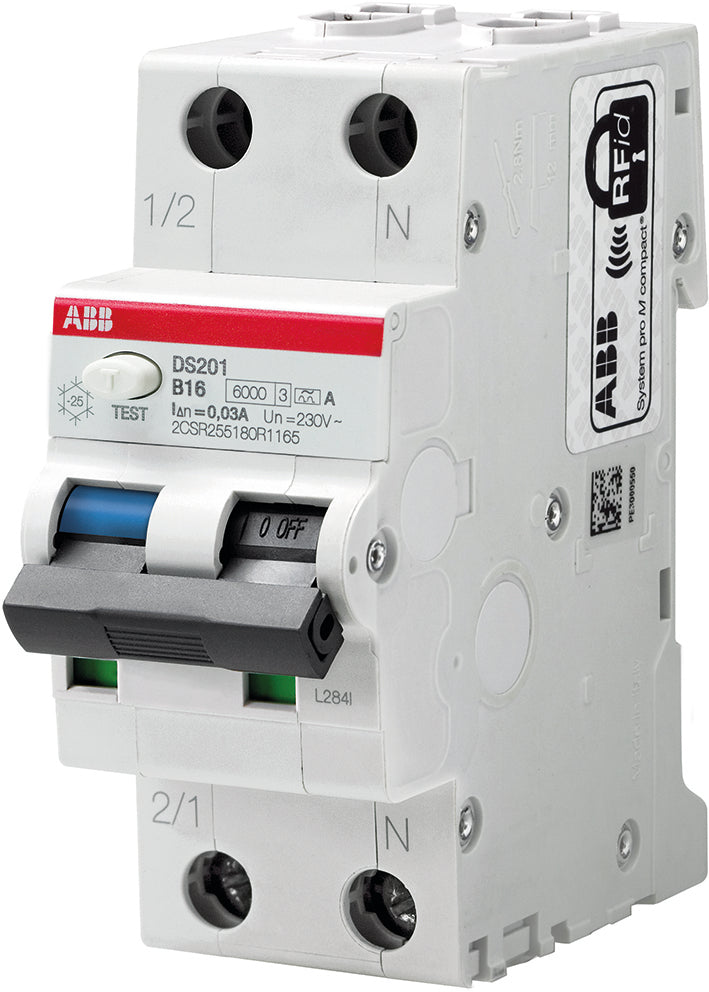 ABB DS201 32A RCBO Circuit Breaker 300mA 6kA - 2CSR255180R3324