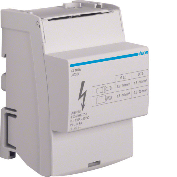 Hager Terminal Für Hauptkabel - KJ100A