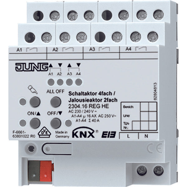 Jung EIB-KNX Schaltaktoren-Bus-System - 2304.16REGHE