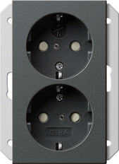 Gira System 55 Wandsteckdose (WCD-Schaltgeräte) - 273528