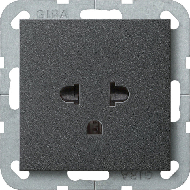 Gira System 55 Wandsteckdose (WCD-Schaltgeräte) - 284028