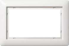 Gira Standard 55 Abdeckrahmen Standard-Schaltgeräte - 100104 [2 Stück]