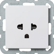 Gira System 55 Wall Socket Outlet (WCD Switchgear) - 284003