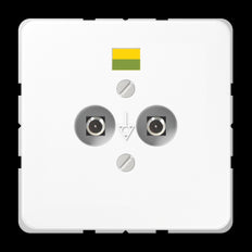 Jung CD500 Potentialausgleichs-Steckdose - CD565-2NWW