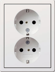 Gira F100 Wall Socket Outlet (WCD Switchgear) - 0780112