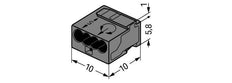 Wago Micro Welding clamp - 243-204 [100 Pieces]