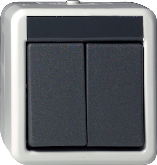 Gira Splash Proof Surface-Mounted Push Button - 015530