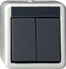 Gira Splash Proof Surface-Mounted Push Button - 015530