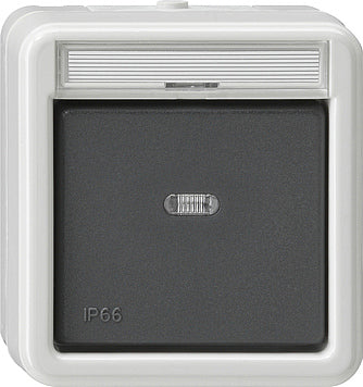 Gira Waterproof Surface-Mounted Installation Switch - 011631