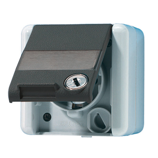 Jung WG800 Wandsteckdosenbox (WCD-Schaltanlage) - 820NAWSL