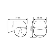 ESYLUX Basic Bewegungsschalter (komplett) - EM10055096