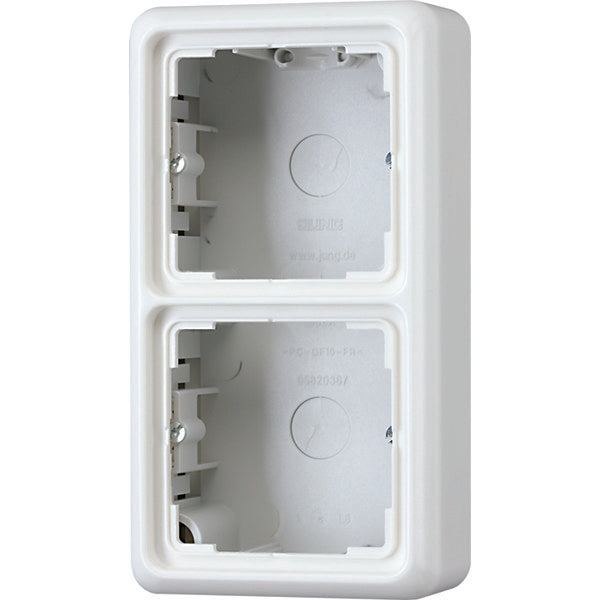 Jung CD500 Aufputzdose Unterputz-Schaltanlage - CD582AWW