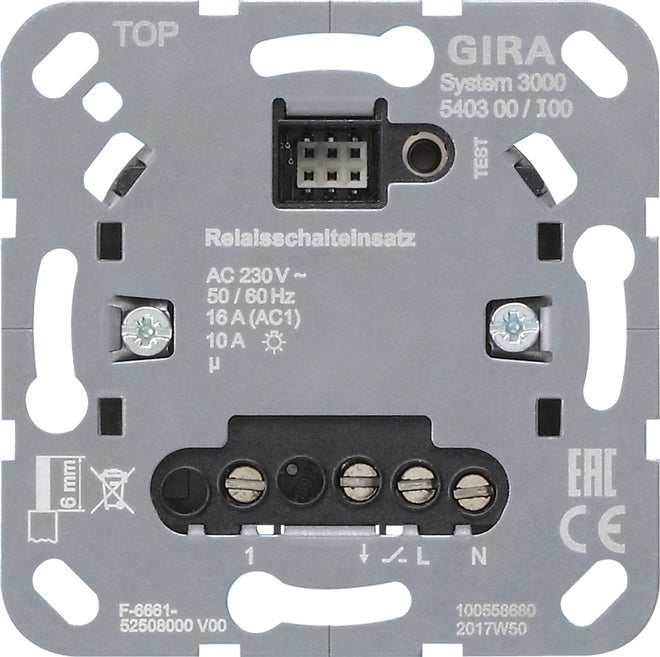 Gira System 3000 Elektronischer Schalter (komplett) - 540300