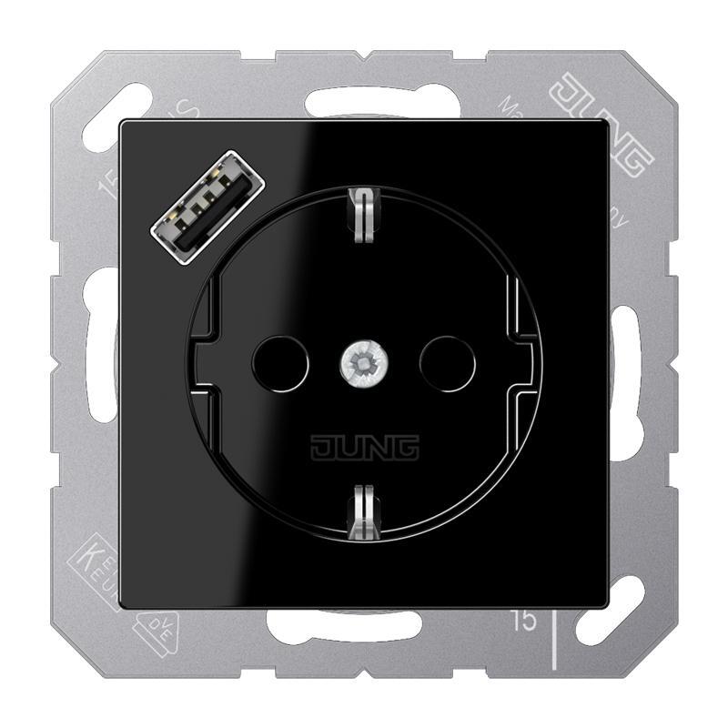 Jung Wandsteckdosenbox (WCD-Schaltanlage) - A1520-18ASW