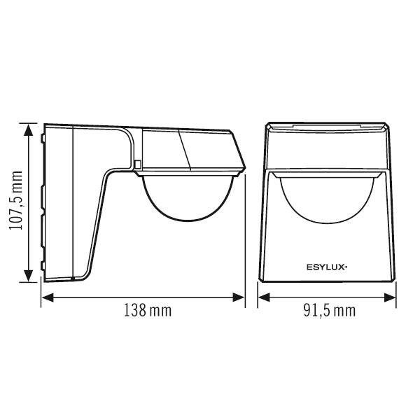 ESYLUX Bewegungsschalter (komplett) - EM10025389