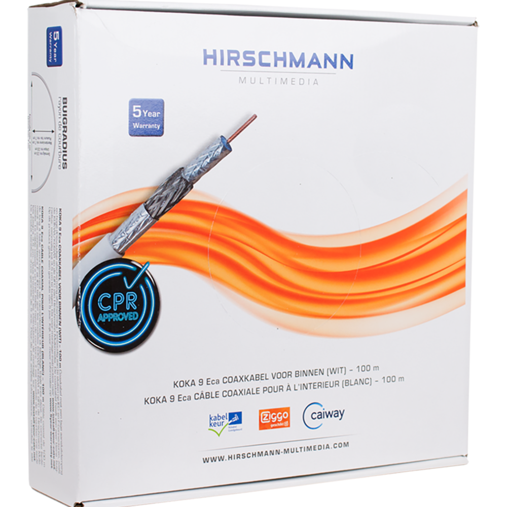 Hirschmann Multimedia KOKA Koaxialkabel - 298799801 [100 Meter]