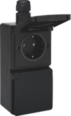 Niko New Hydro Wandsteckdosenbox (WCD-Schaltanlage) - 761-37845