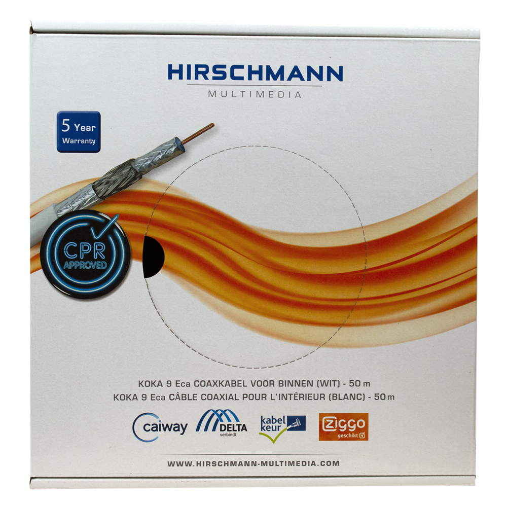 Hirschmann Multimedia-Koaxialkabel - 298799820 [50 Meter]