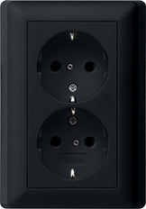 Gira System 55 Wall Socket Outlet (WCD Switchgear) - 0783005