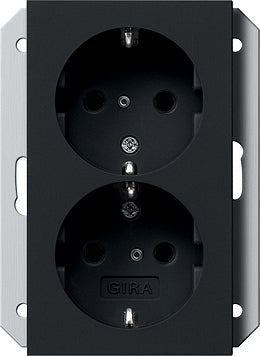 Gira System 55 Wall Socket Outlet (WCD Switchgear) - 2735005