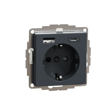 Schneider Electric Merten Wandsteckdosenbox (WCD-Schaltanlage) - MTN2367-0414