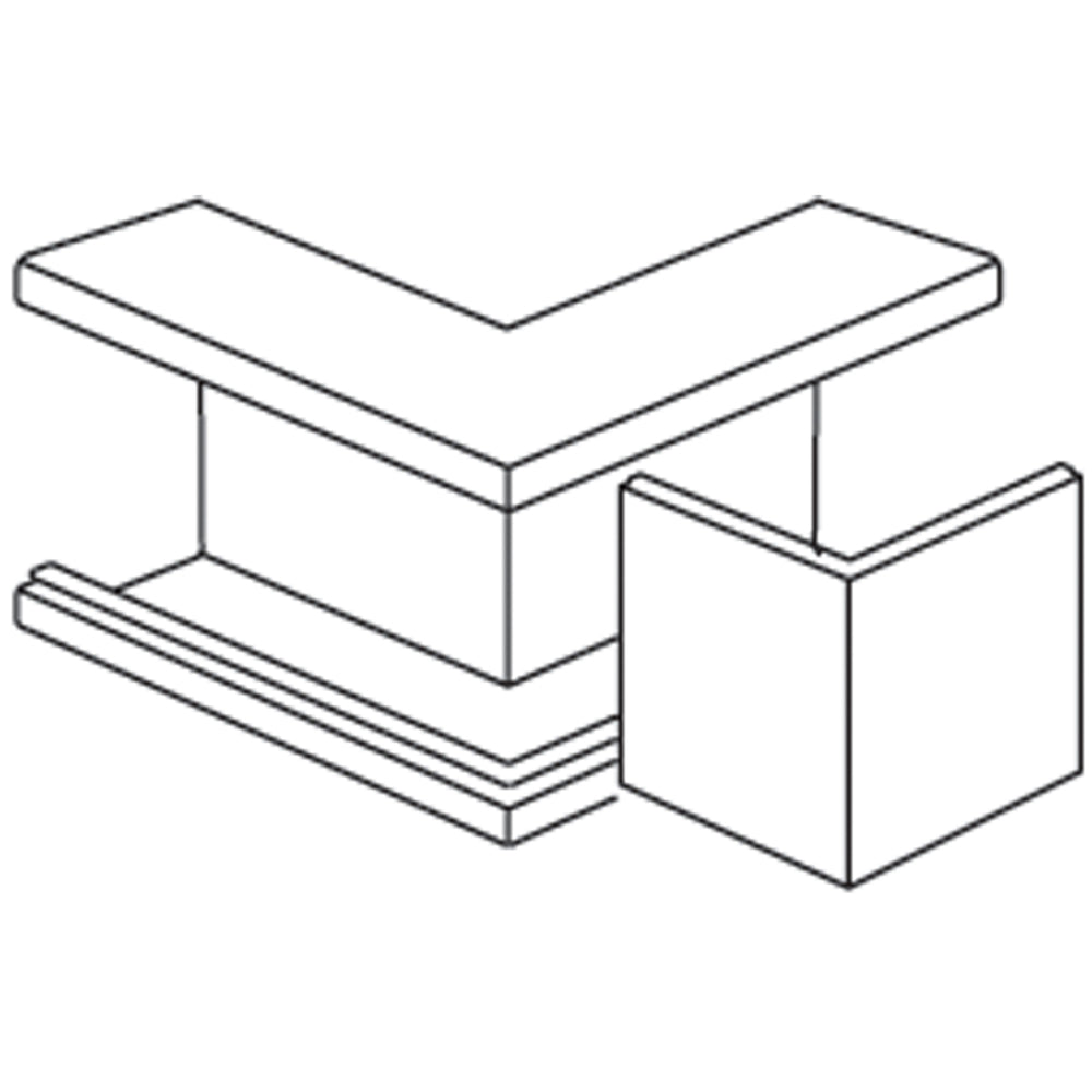 Stago WG 3000 Inner Corner Piece Wall channel - INS5551202