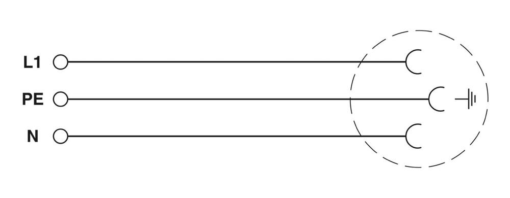 Phoenix Contact Wandsteckdose Modular - 0804024
