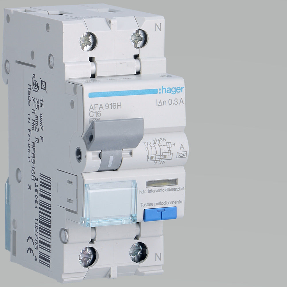 Hager HACO Fehlerstrom-Schutzschalter - AFA916H
