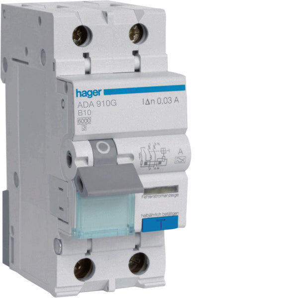 Hager HACO Fehlerstrom-Schutzschalter - ADA910G