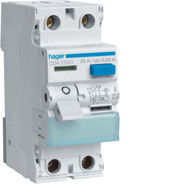 Hager Class A Ground Fault Circuit Interrupter - CDA225G