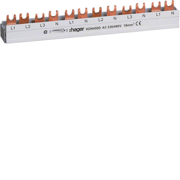 Hager Schnell-Sammelschiene Kamrail - KDN450D
