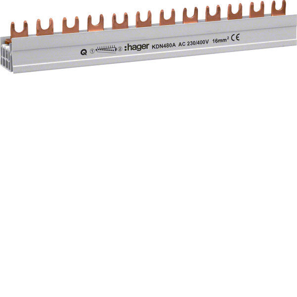Hager Schnell-Sammelschiene Kamrail - KDN480A