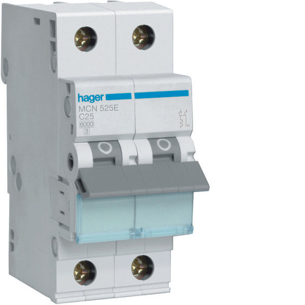 Hager MCN Circuit Breaker - MCN525E