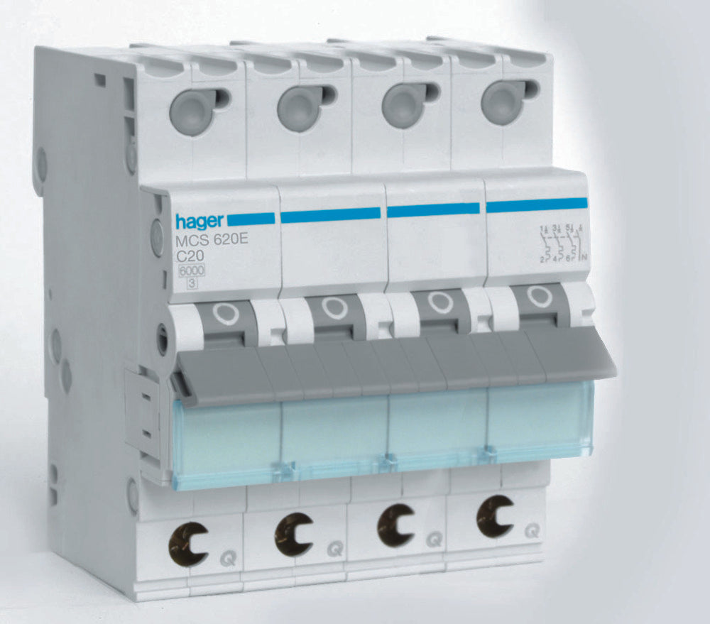 Hager Quickbusbar Circuit Breaker - MCS620E