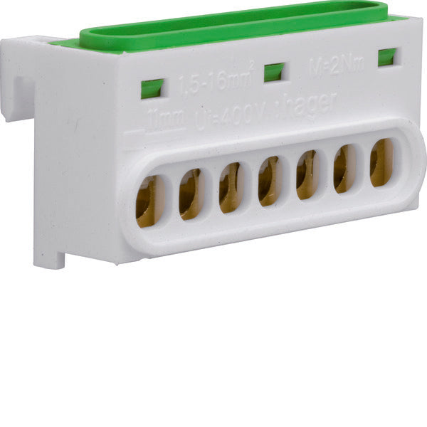 Hager Mini-Verteilerklemme für Hauptkabel - GZ07E [2 Stück]