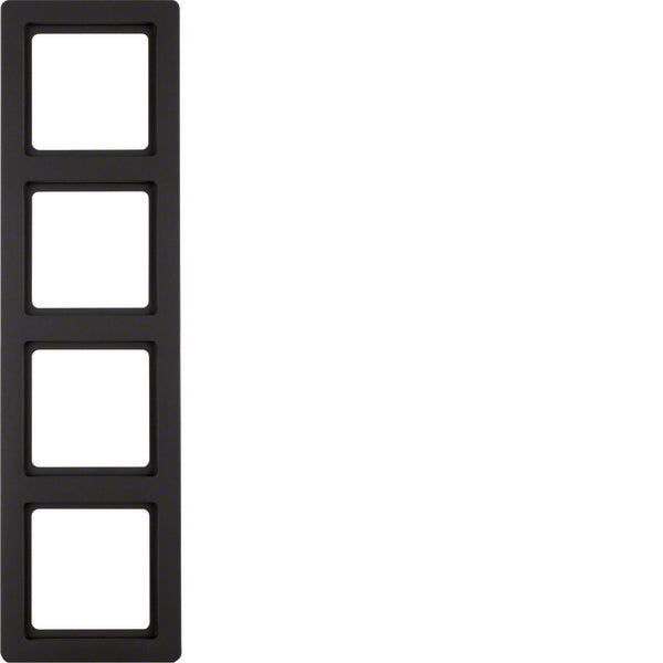Hager Berker Q.1 Abdeckrahmen-Schaltanlage - 10146086