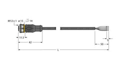 Turck Escha Ronde (Industrial) Connector - 6625014