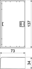 Rehau by OBO SIGNA End Plate Wall channel/pillar - 6132778