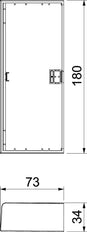 Rehau by OBO SIGNA End Plate Wall channel/pillar - 6132781