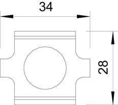 OBO GR-Magic Connector Kabelstützsystem - 6016596 [20 Stück]